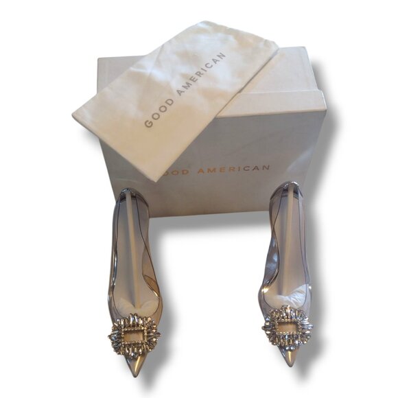 Good American Cinderella Rhinestone Heels - Picture 9 of 9
